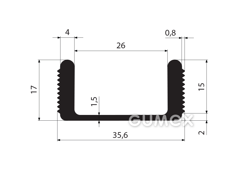 SILIKONPROFILE U-FORM